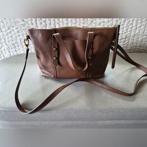 Fossil Brown Leather Crossbody Purse